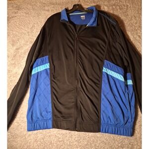 Nike LeBron James Soldier Witness Track Jacket Mens 3XL Athletic Black Blue